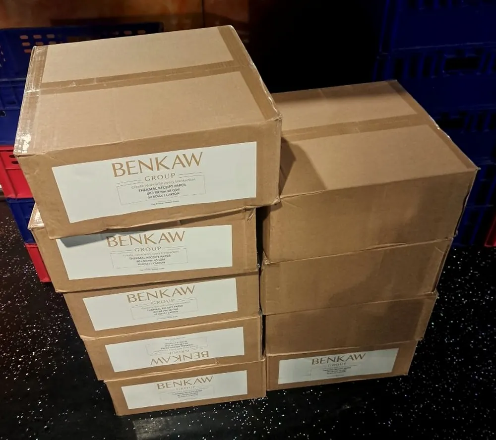 กล่องกระดาษความร้อน BENKAW 50 ม้วน